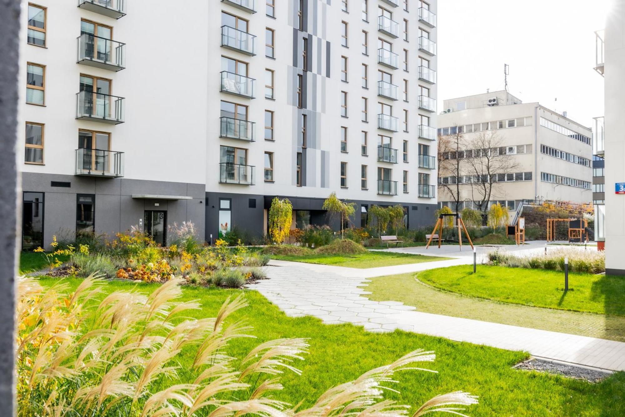 Aparthotel Mokotow Business Center By Noclegi Renters Warsaw Exterior photo
