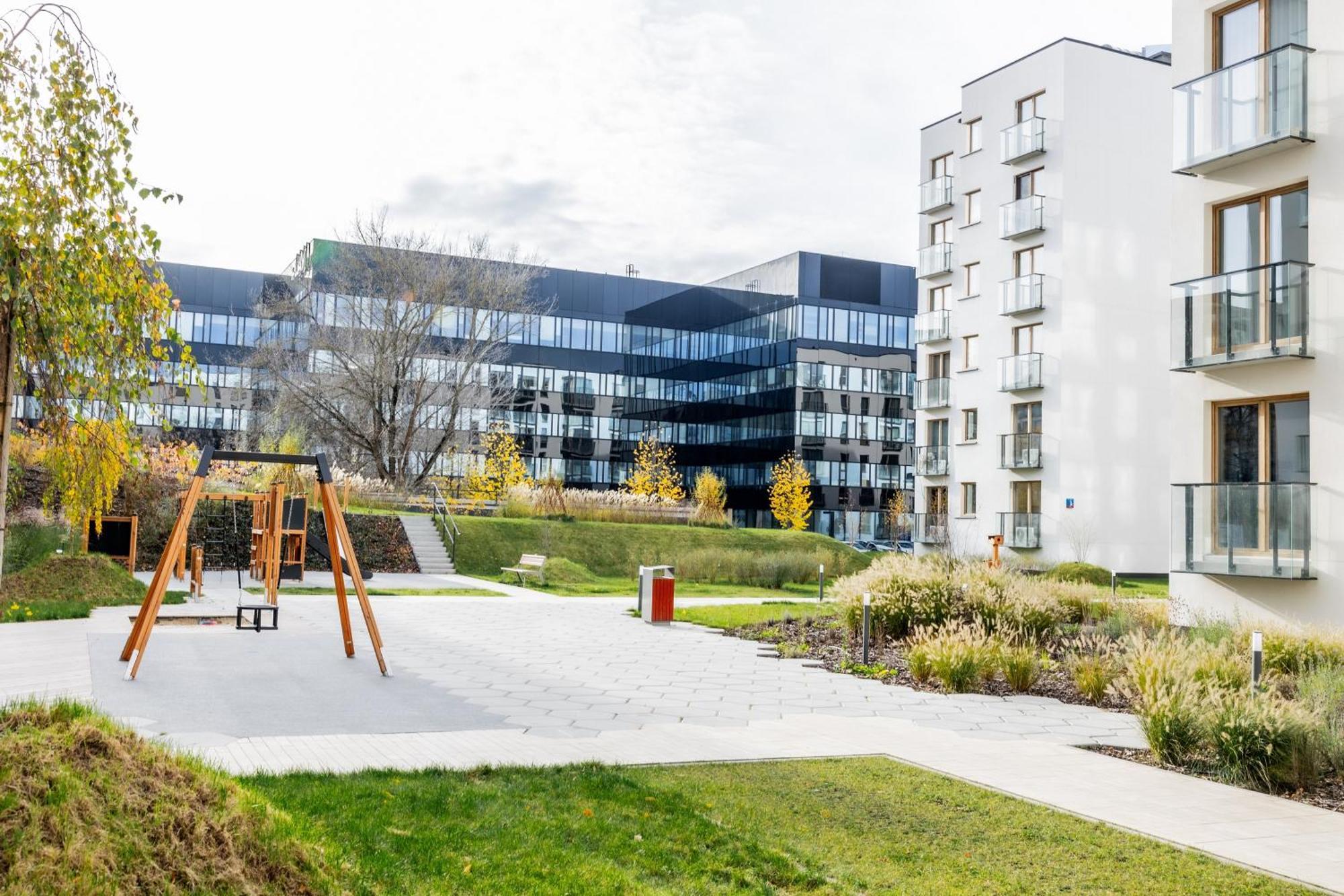 Aparthotel Mokotow Business Center By Noclegi Renters Warsaw Exterior photo